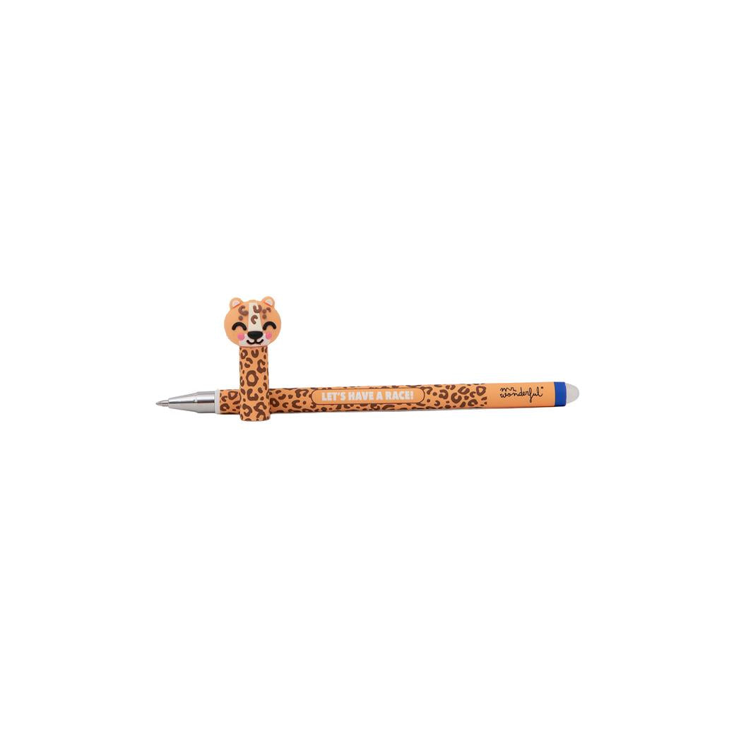 Caneta Gel Apagável Mr. Wonderful - Leopardo
