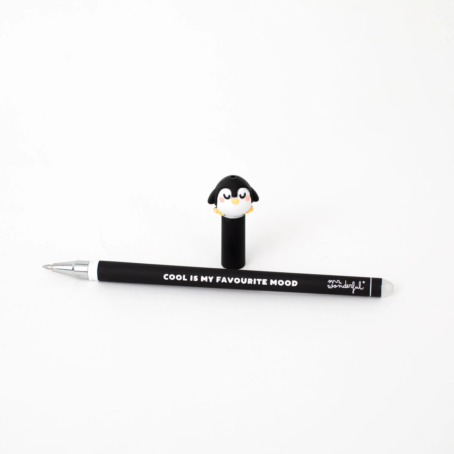 Caneta Gel Apagável Mr. Wonderful - Pinguim