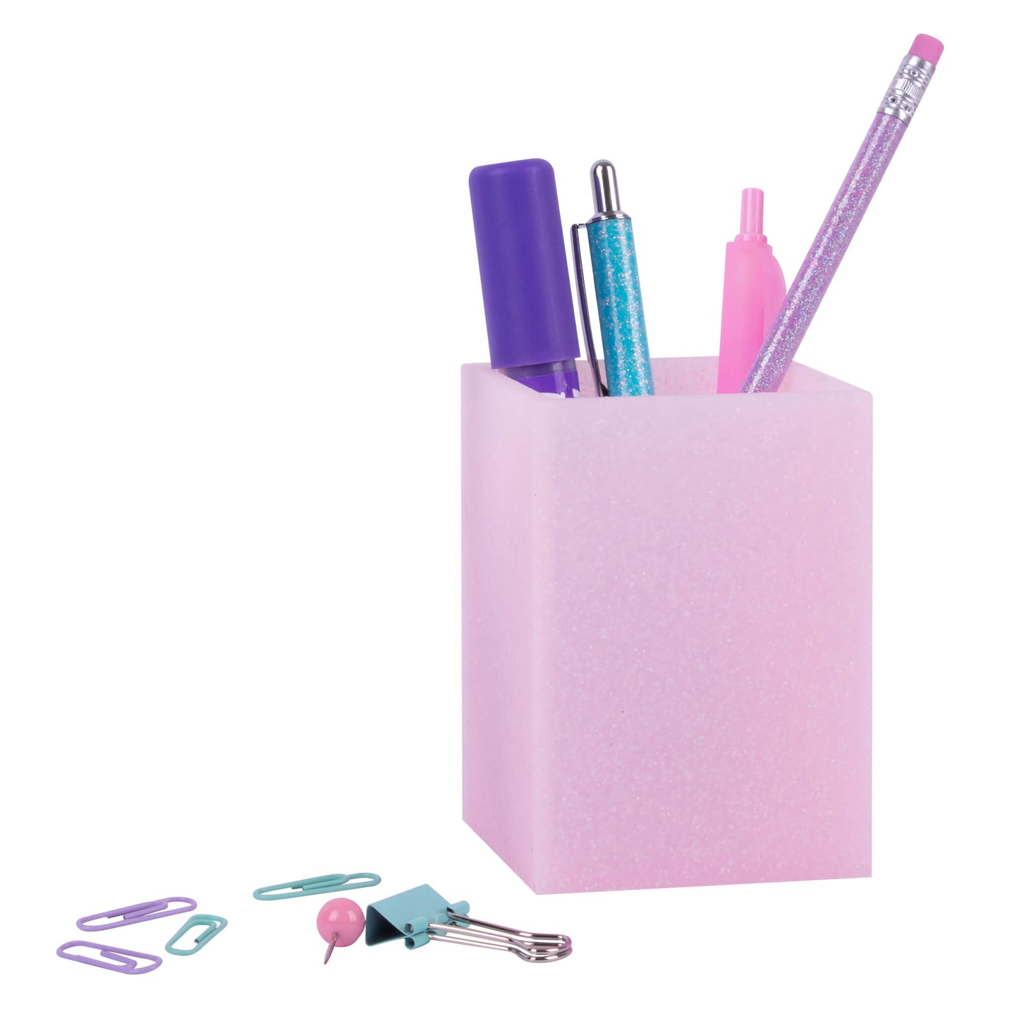 Porta-Canetas em Silicone Apli – Glitter Collection