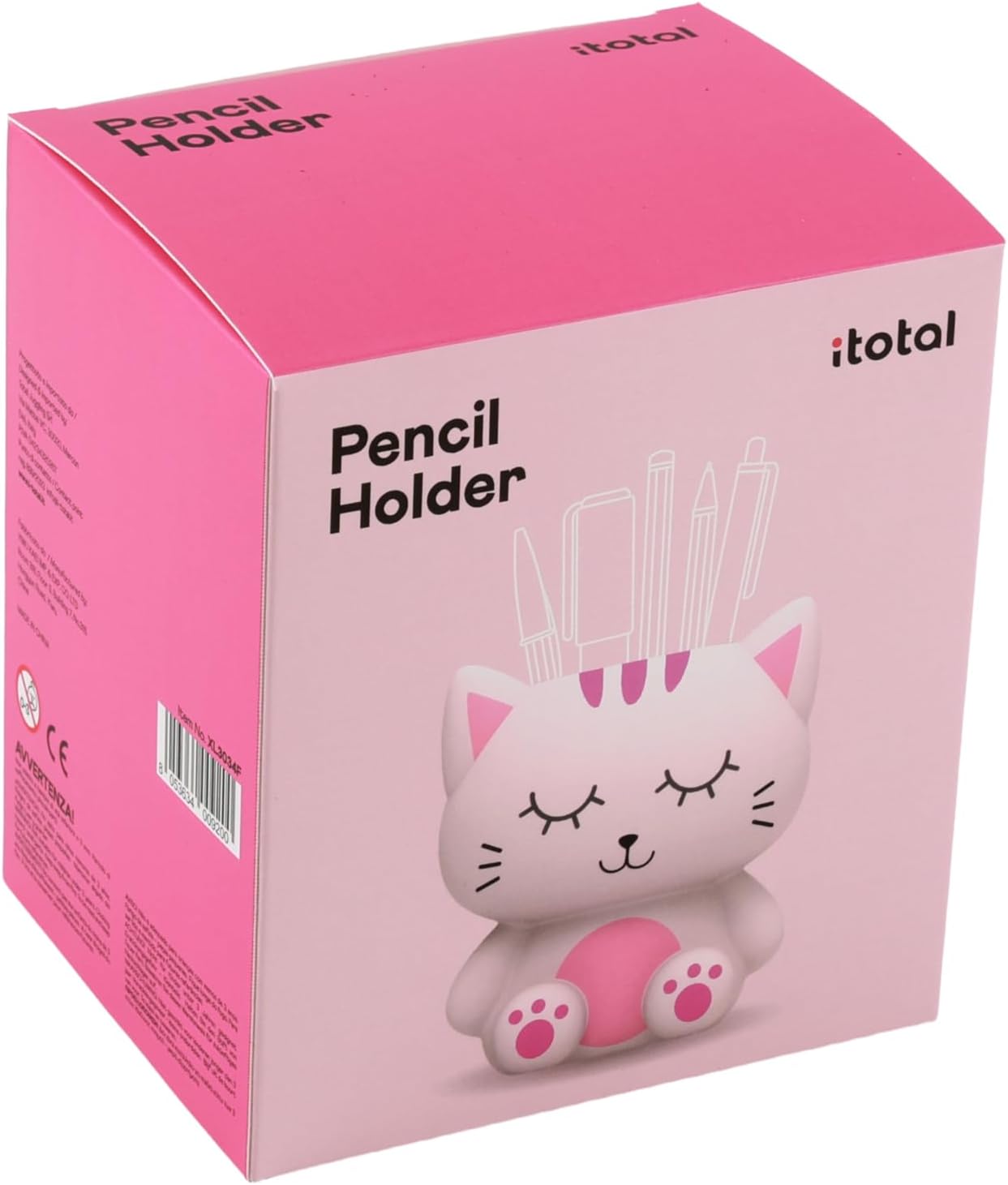 Porta-Canetas iTotal - Gato Rosa