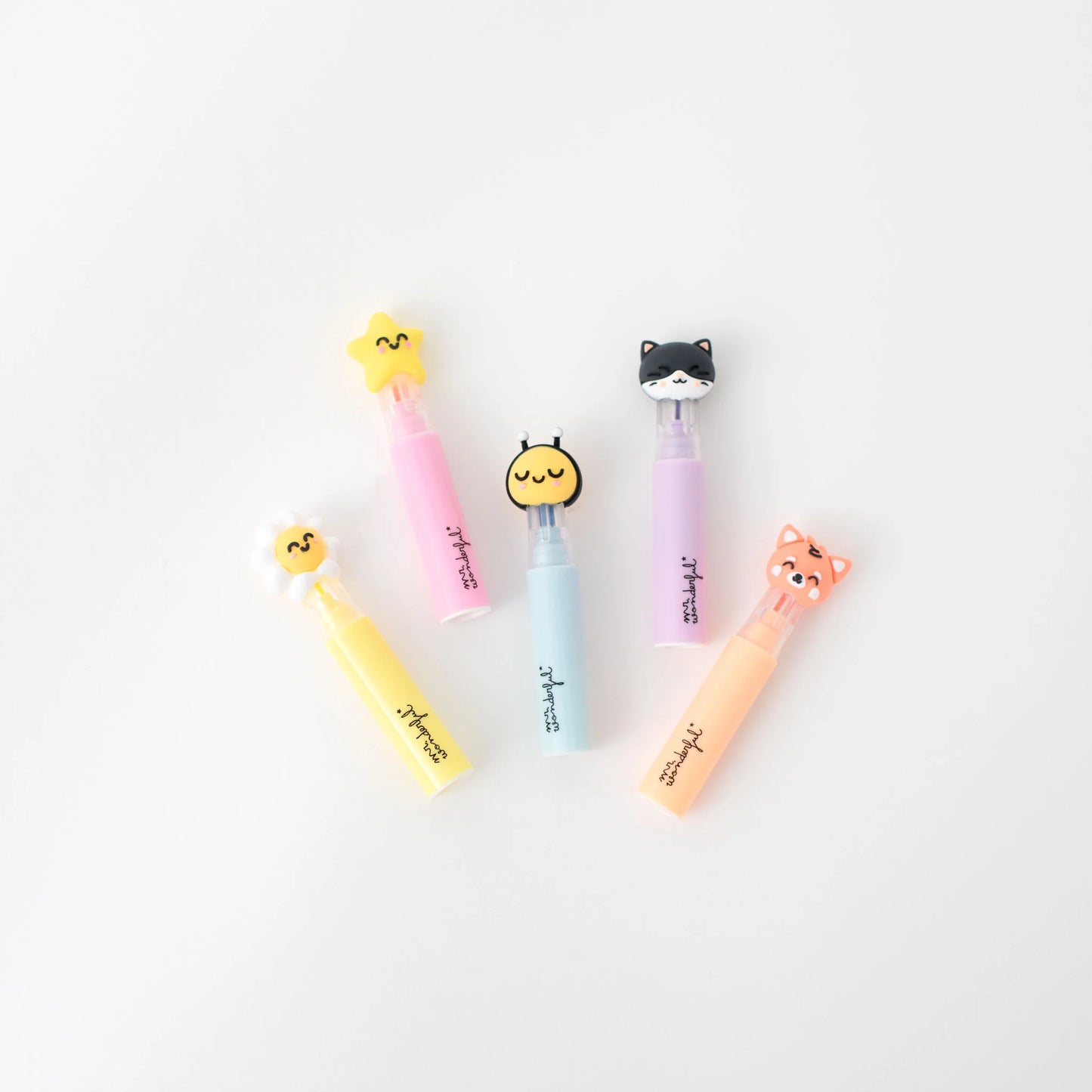 Conjunto de 5 sublinhadores Mr. Wonderful