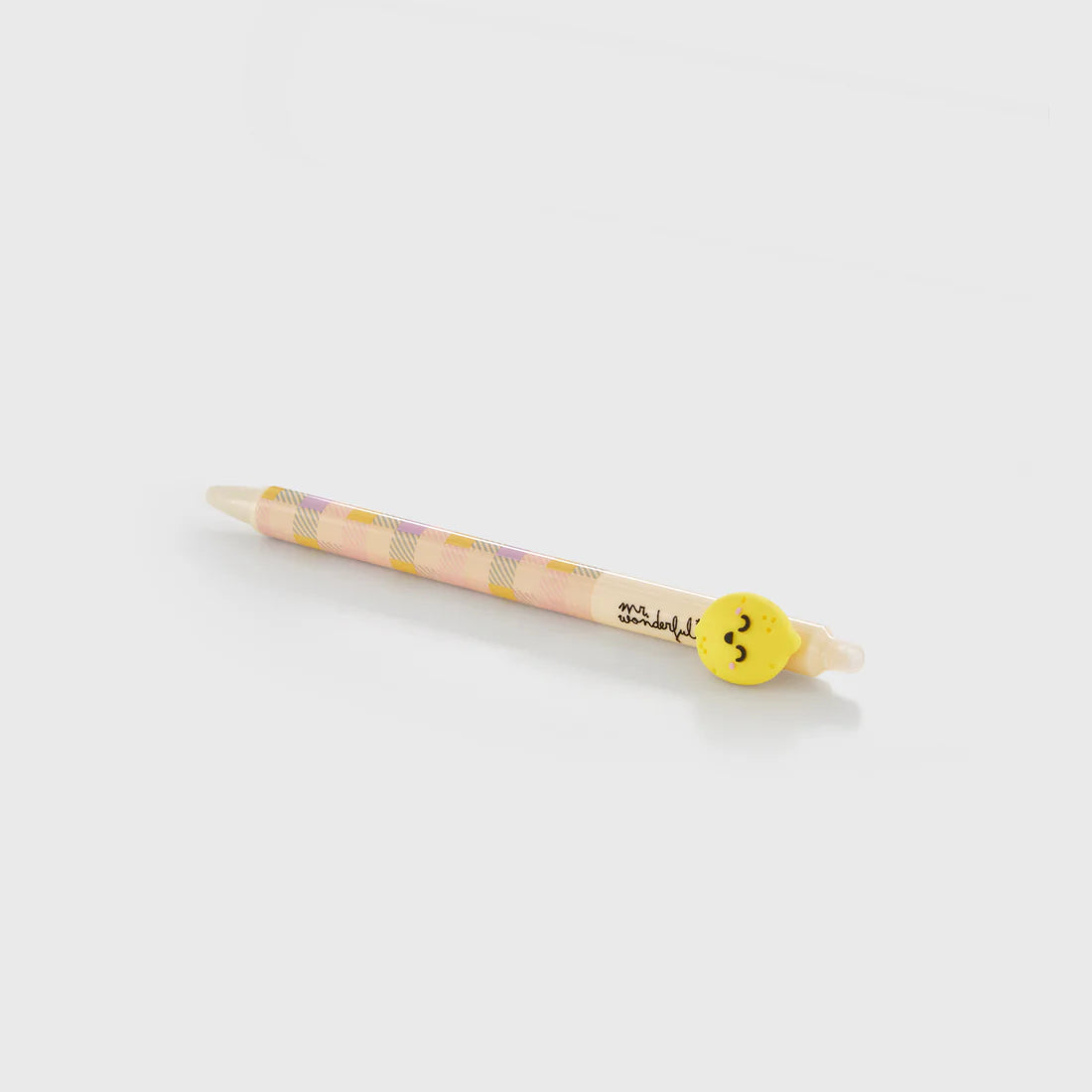 Caneta Retrátil Apagável Mr. Wonderful - Limão