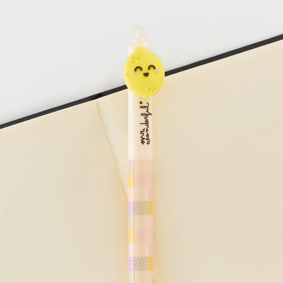 Caneta Retrátil Apagável Mr. Wonderful - Limão