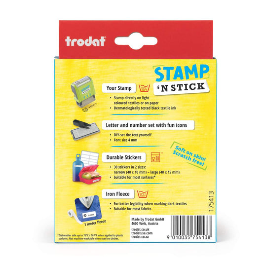 Kit Stamp & Stick Trodat - Carimbo para Etiquetas