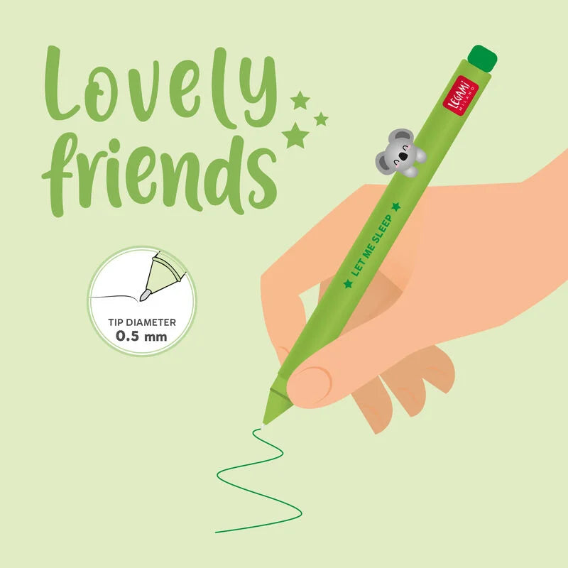 Caneta Gel Lovely Friends Legami - Coala