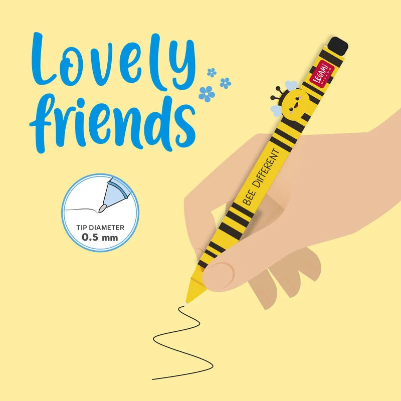 Caneta Gel Lovely Friends Legami - Abelha