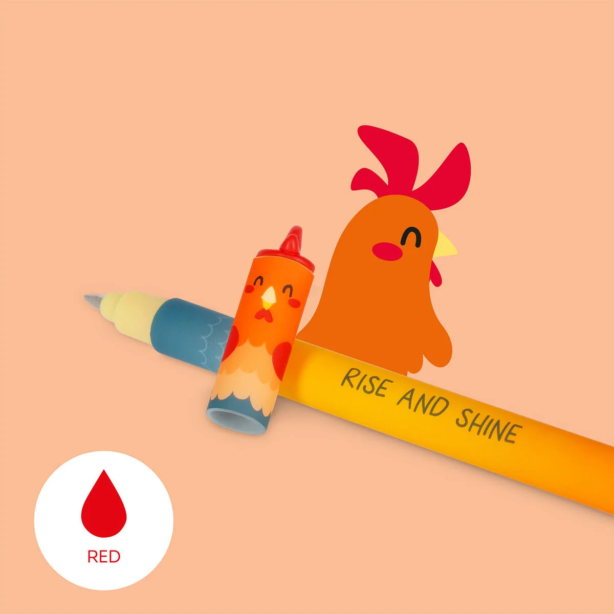 Pack Caneta Gel Apagável Legami - Edição Animais da Quinta