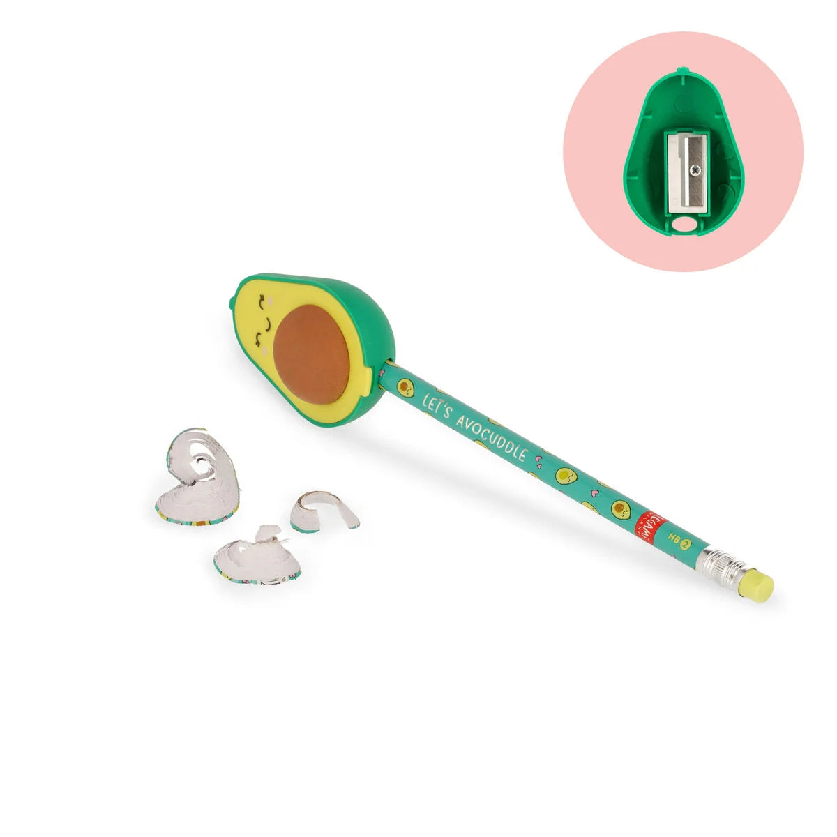 Afia de Lápis com Borracha - Let's Avocuddle
