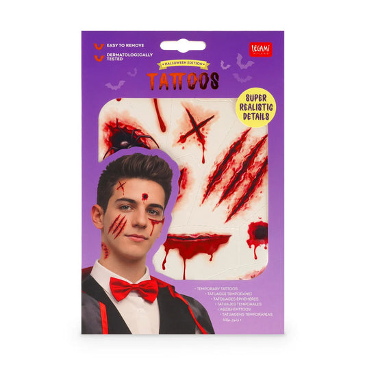 Maquilhagem e Tatuagens Temporárias de Halloween - Legami