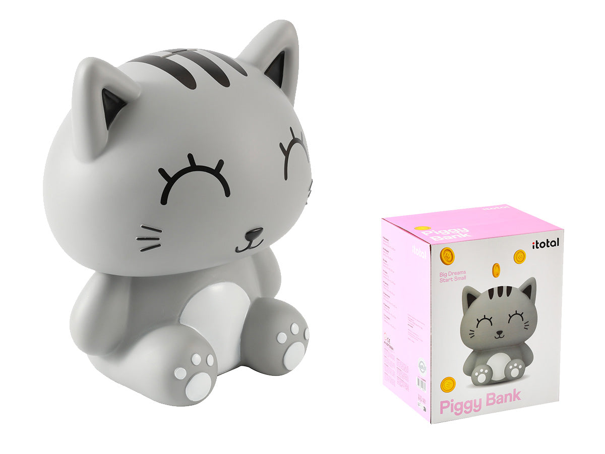 Mealheiro XL iTotal - Gato Cinza