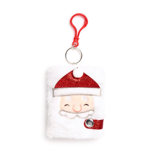 Mini Bloco de Notas A7 em Peluche – Natal