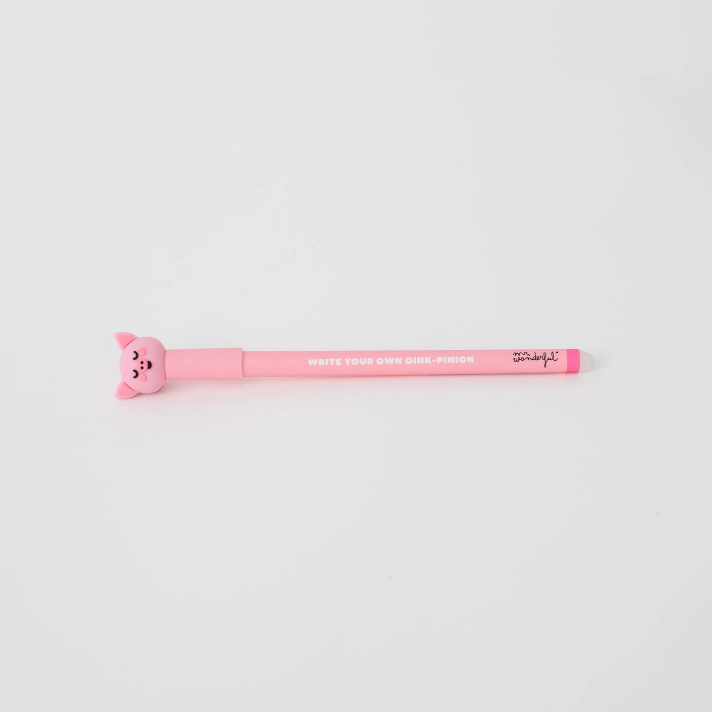 Caneta Gel Apagável Mr. Wonderful - Porco