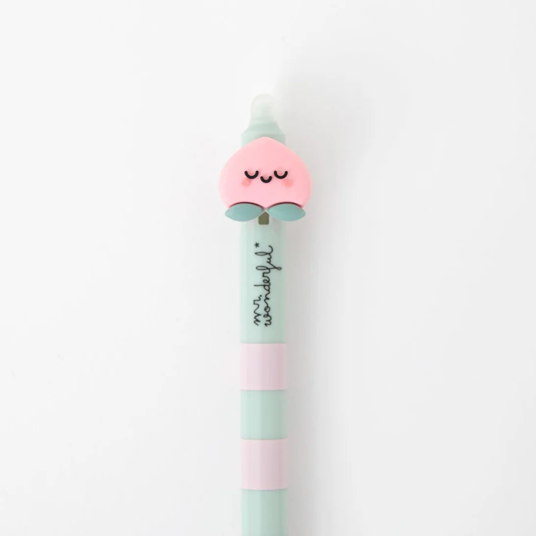 Caneta Retrátil Apagável Mr. Wonderful - Pêssego