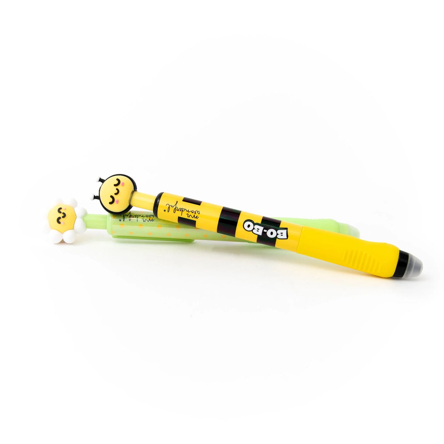 Set de 2 canetas apagáveis Bo-Bo Click! - Margarida e Abelha
