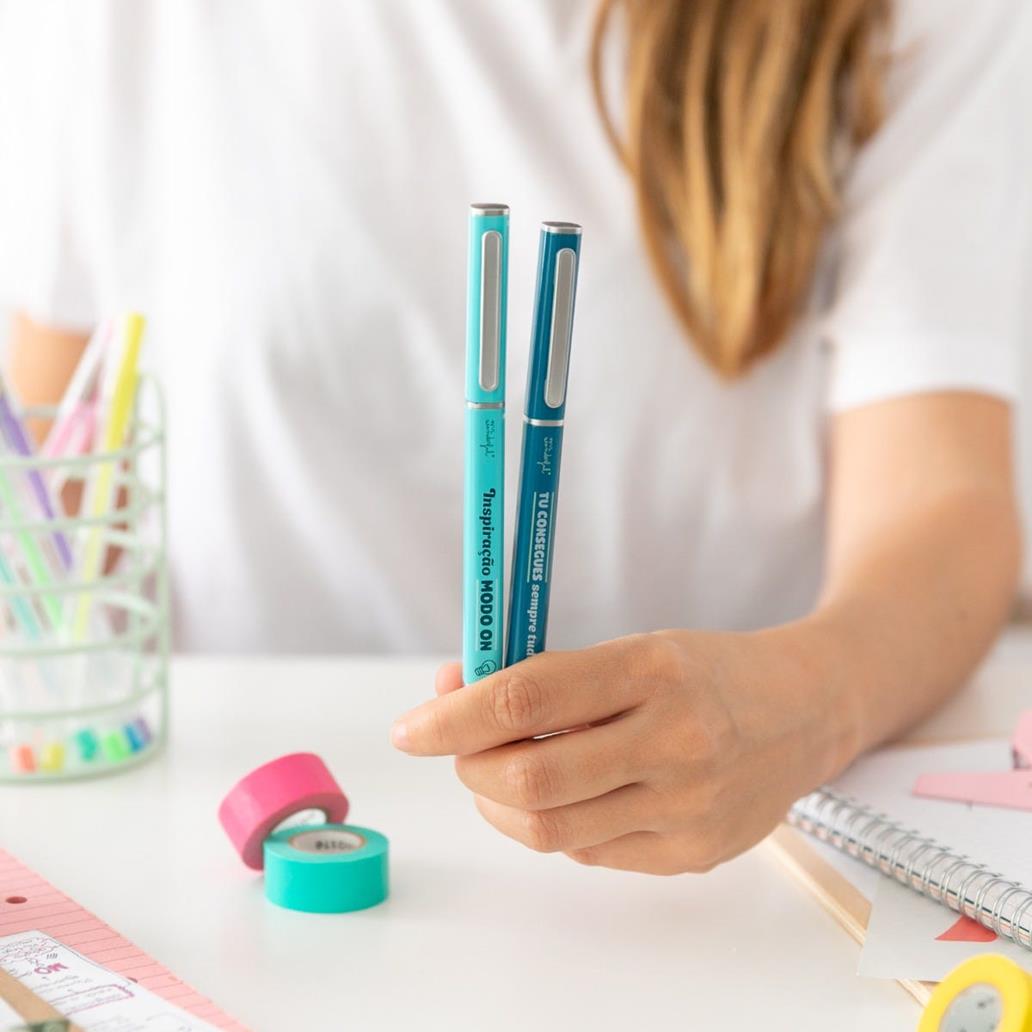 Conjunto de 2 Canetas – Frases motivacionais | Mr. Wonderful