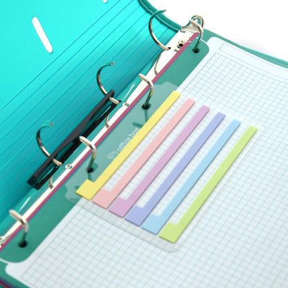 Índices Adesivos Longos Pastel