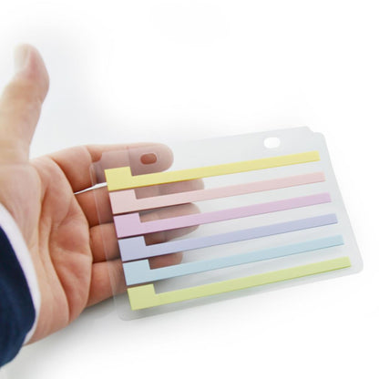 Índices Adesivos Longos Pastel