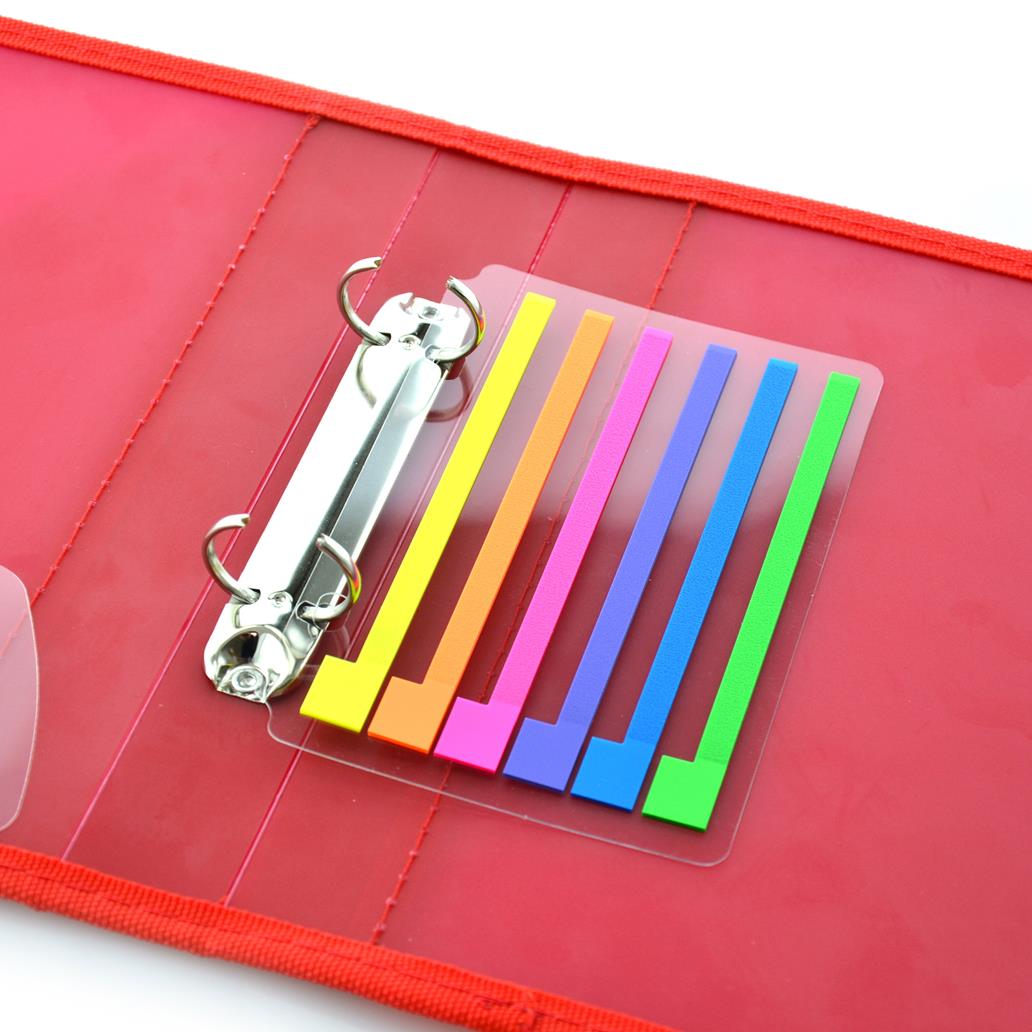 Índices Adesivos Longos Fluorescentes