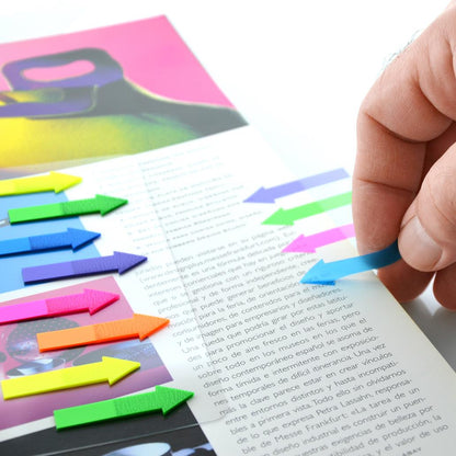 Índices Adesivos em Seta Fluorescentes