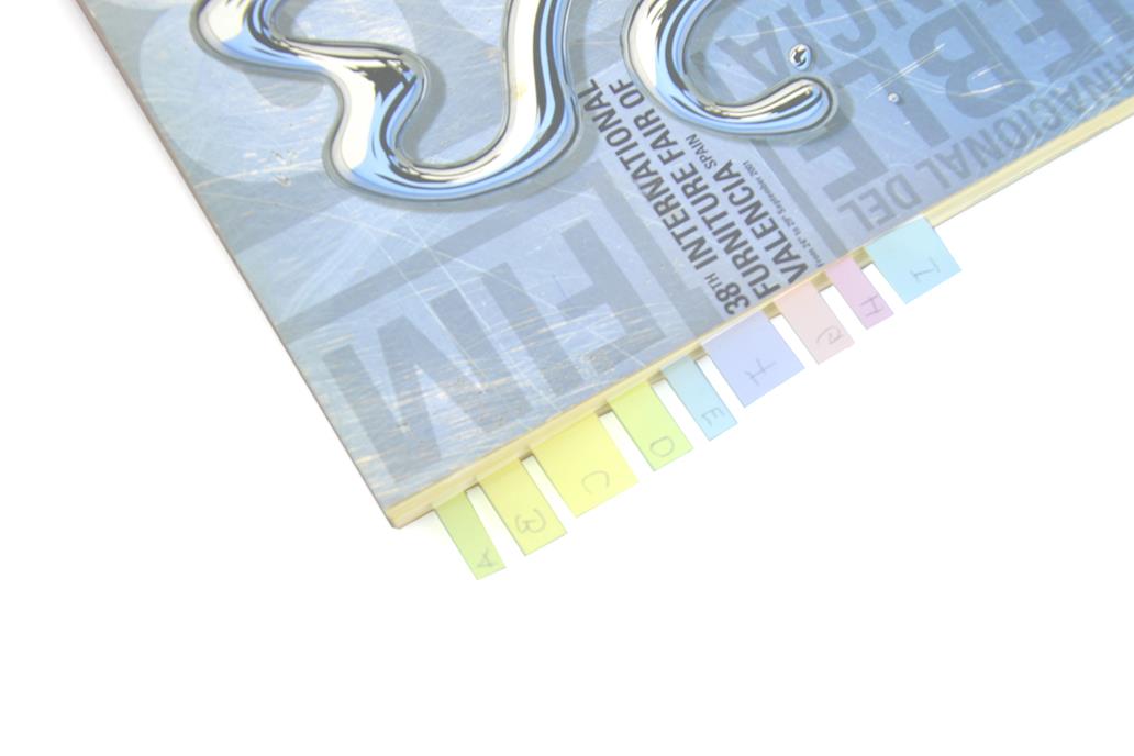 Índices Adesivos Pastel Blush