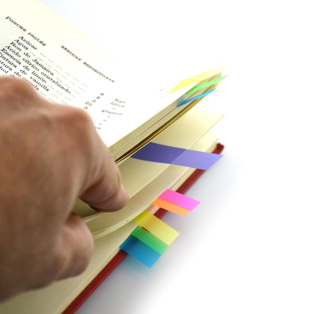 Índices Adesivos Fluorescentes