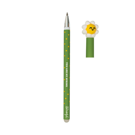 Caneta Gel Apagável Mr. Wonderful - Margarida