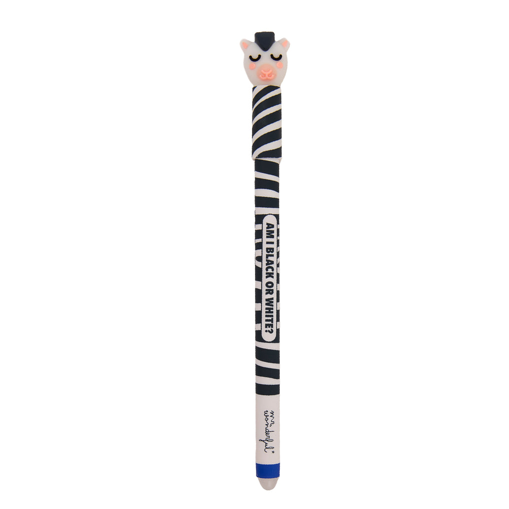 Caneta Gel Apagável Mr. Wonderful - Zebra