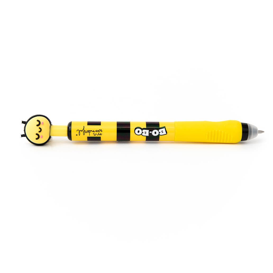 Caneta Apagável Bo-Bo Click Mr. Wonderful - Abelha