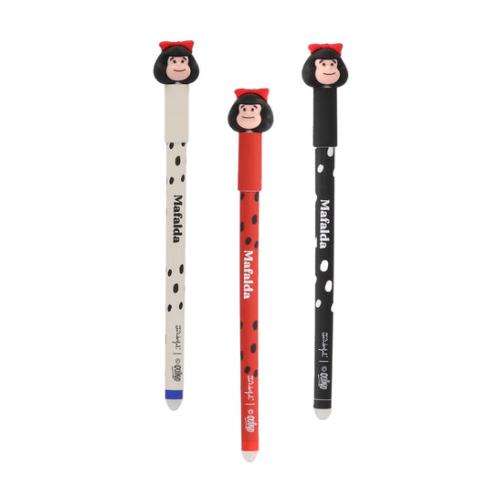 Set de 3 Canetas Apagáveis Mr. Wonderful - Mafaldas