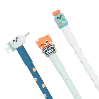 Set de 3 Canetas Apagáveis Mr. Wonderful - Panda Radiografia, Medicamentos e Injeção