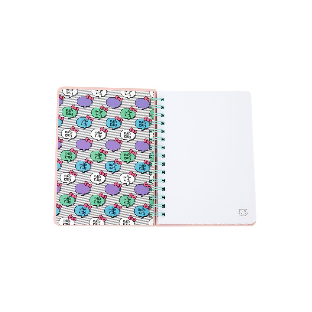 Caderno A5 Espiral – Capa em Memory Foam Hello Kitty