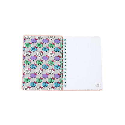 Caderno A5 Espiral – Capa em Memory Foam Hello Kitty