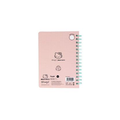 Caderno A5 Espiral – Capa em Memory Foam Hello Kitty