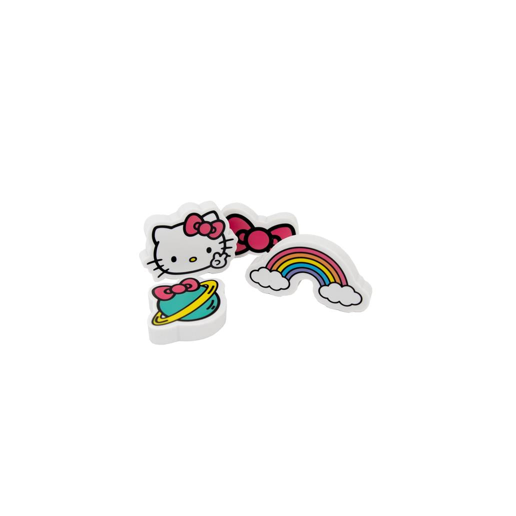 Set de 4 Borrachas – Hello Kitty