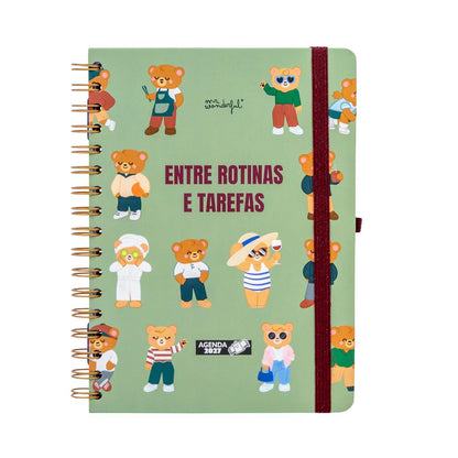 Agenda 2027 Semanal Mr Wonderful - Entre rotinas e tarefas