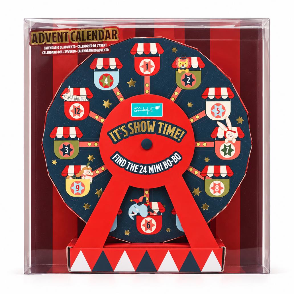 Pré-Venda ✨- Calendário do Advento Mr Wonderful - Bo-Bo Circus
