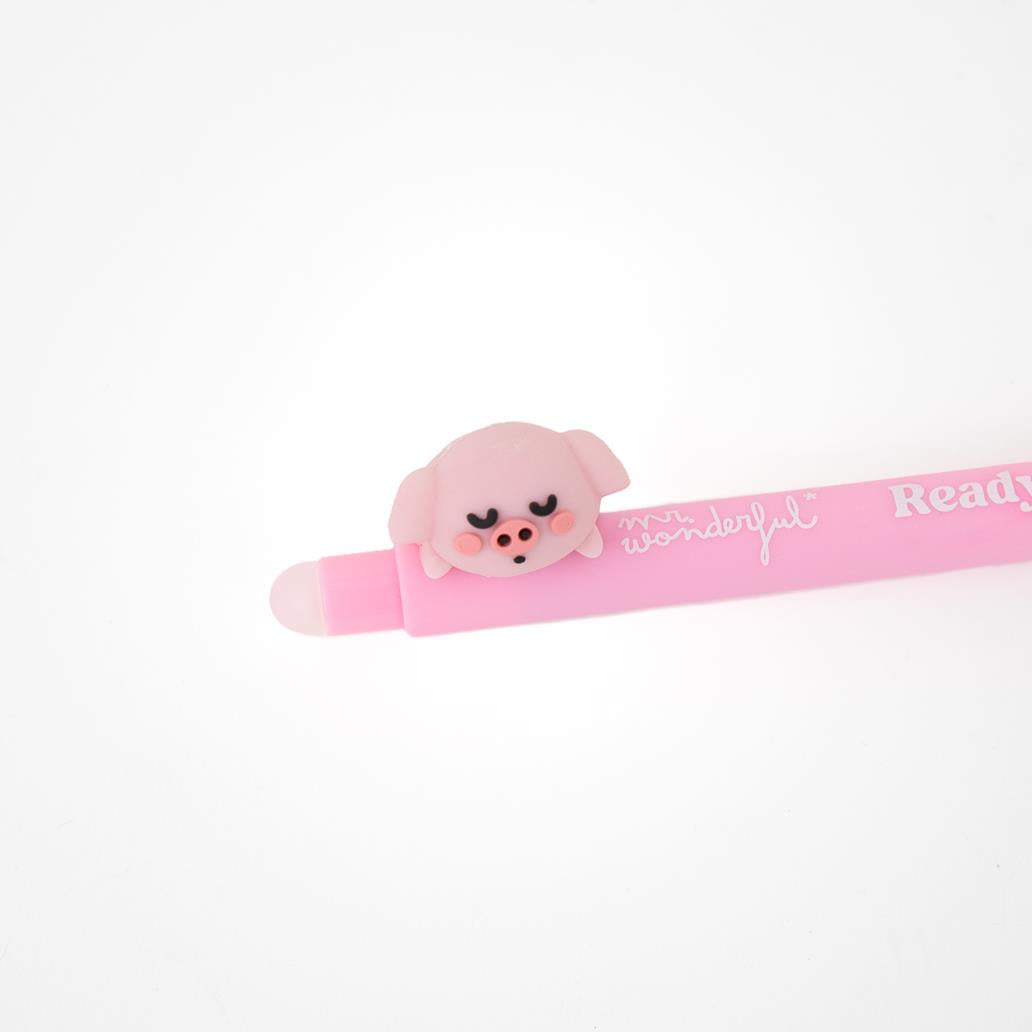 Caneta Apagável Lazy Bo-Bo Mr. Wonderful - Porco