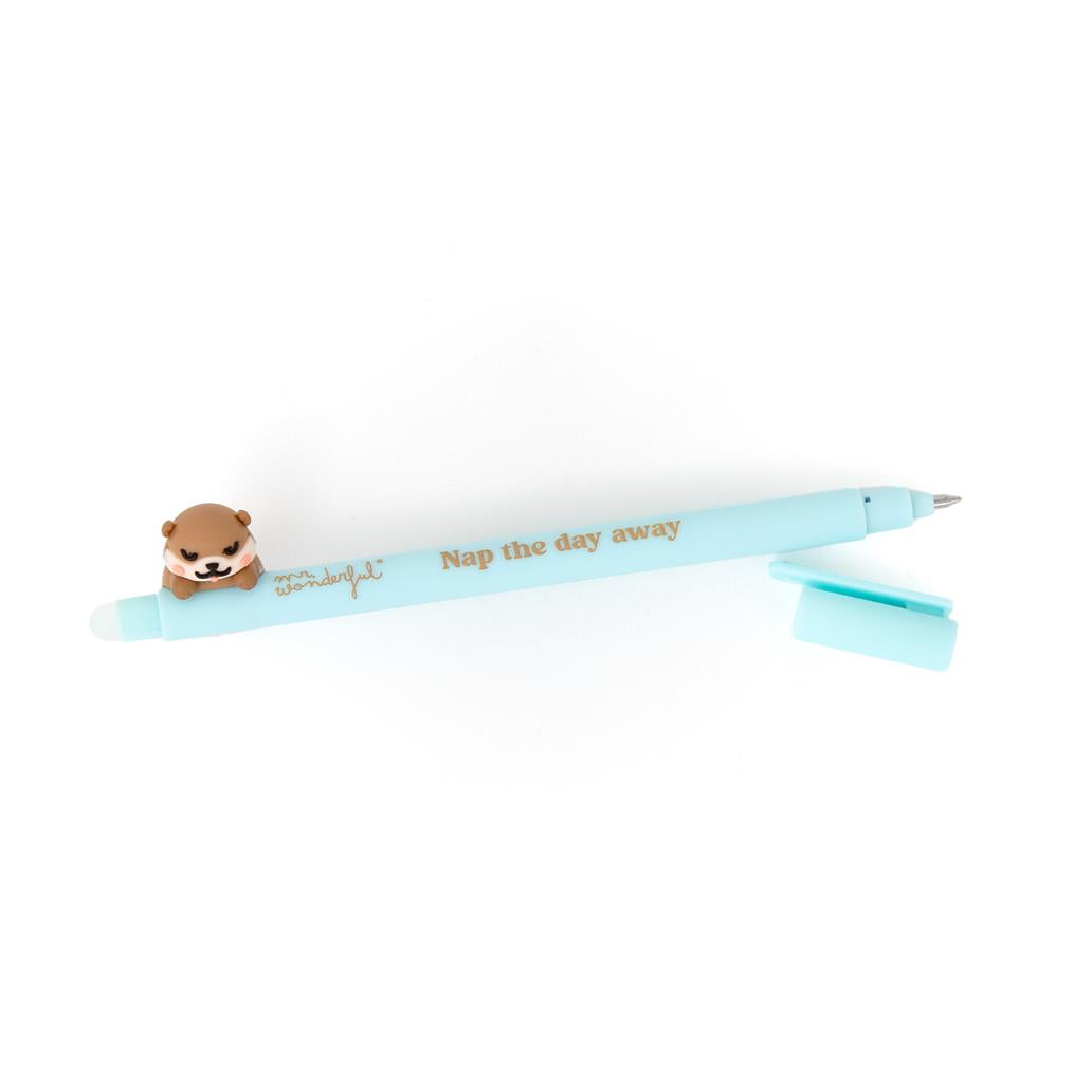 Caneta Apagável Lazy Bo-Bo Mr. Wonderful - Lontra