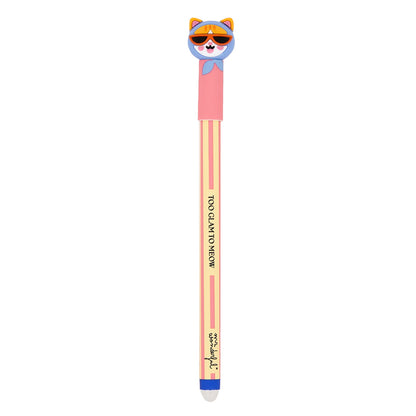 Caneta Gel Apagável Mr. Wonderful -  Gato - Too glam to meow