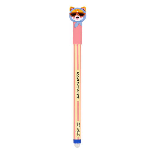 Caneta Gel Apagável Mr. Wonderful -  Gato - Too glam to meow