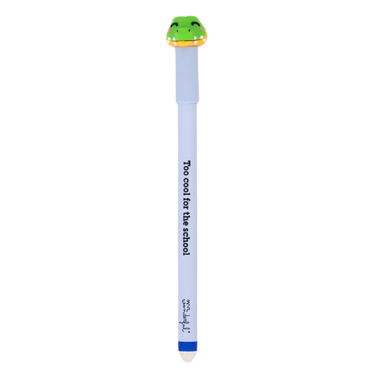 Caneta Gel Apagável Mr. Wonderful - Crocodilo - Too cool for the school