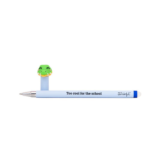 Caneta Gel Apagável Mr. Wonderful - Crocodilo - Too cool for the school
