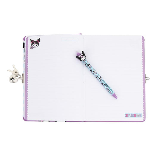 Diário secreto + caneta apagável Kuromi x Mr Wonderful