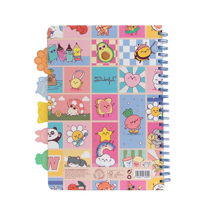 Caderno A4 Wonder com separadores - Wonder Comic