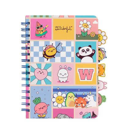 Caderno A5 Wonder com separadores - Wonder Comic