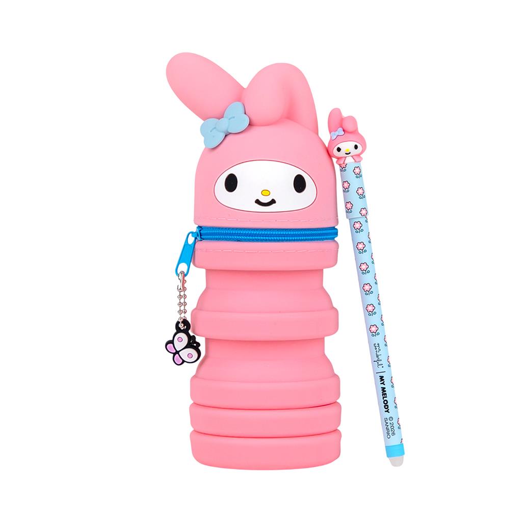 Estojo de silicone extensível + caneta apagável Bo-Bo - My Melody