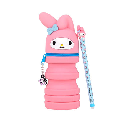 Estojo de silicone extensível + caneta apagável Bo-Bo - My Melody