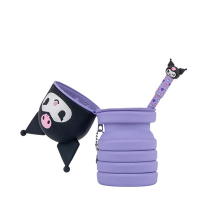 Estojo de silicone extensível + caneta apagável Bo-Bo - Kuromi