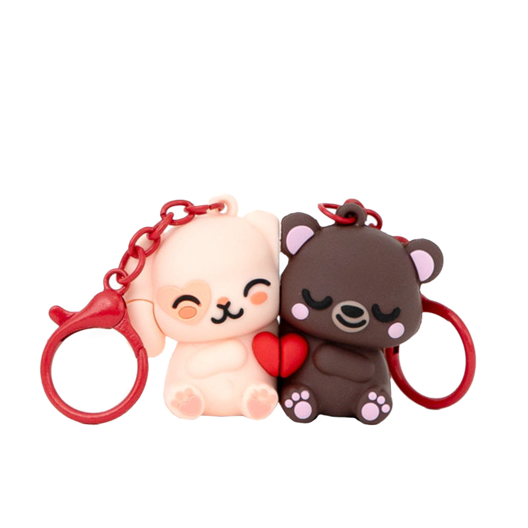 Kit 2 Porta-Chaves - Coelhinho e Urso Mr. Wonderful