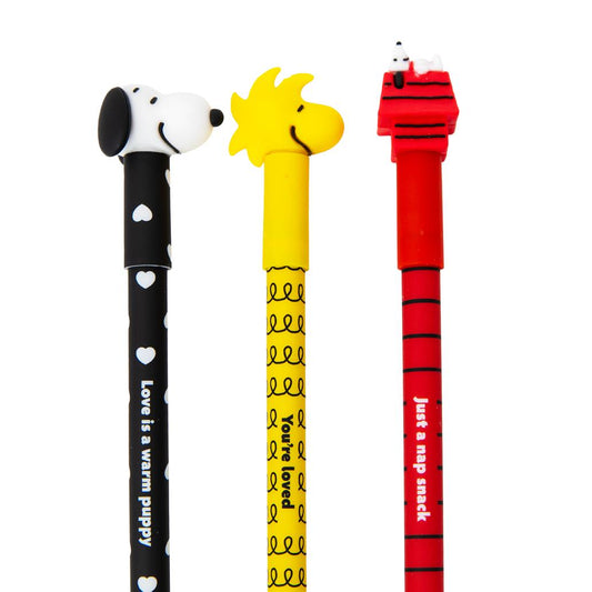 Set de 3 Canetas Apagáveis Mr. Wonderful - Snoopy